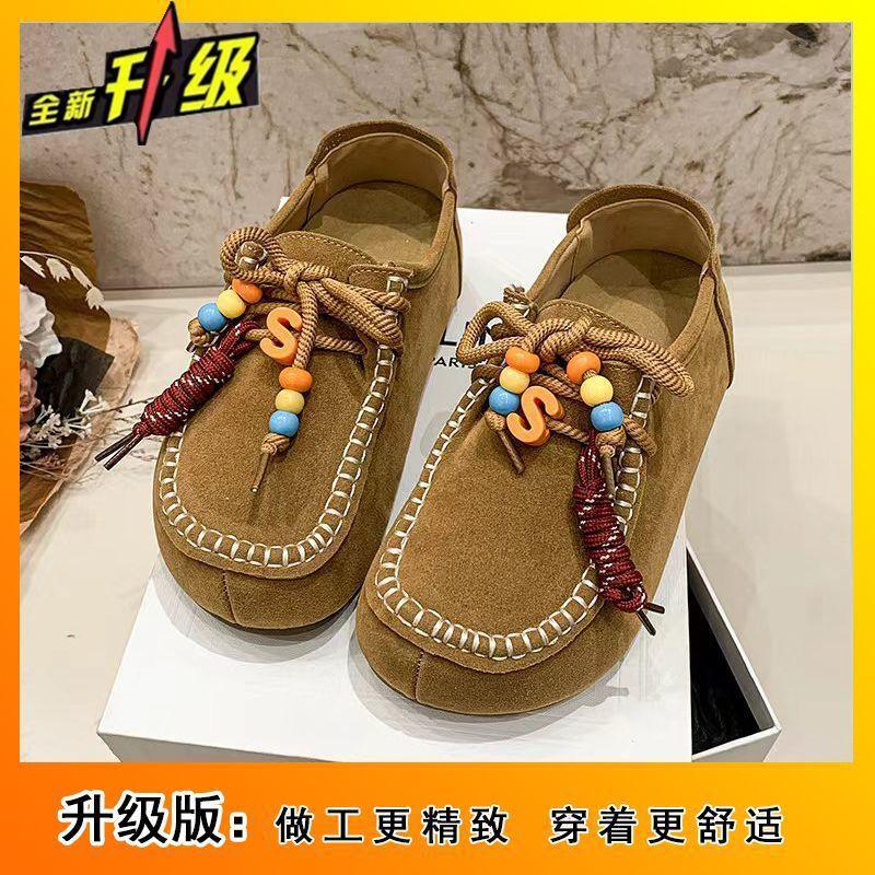 2025 new Baotou Birkenstock height increase comfortable versatile casual big head thin slippers fashion casual two wear women's shoes