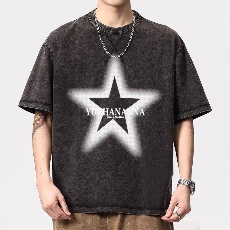 

2025 Мужской Летний Новый Модный Повседневный Жилет Без Рукавов для Студентов, Свободного Кроя, Универсальный, Влагоотводящий, Футболка-Жилет в Винтажном Стиле с Эффектом Потертости M