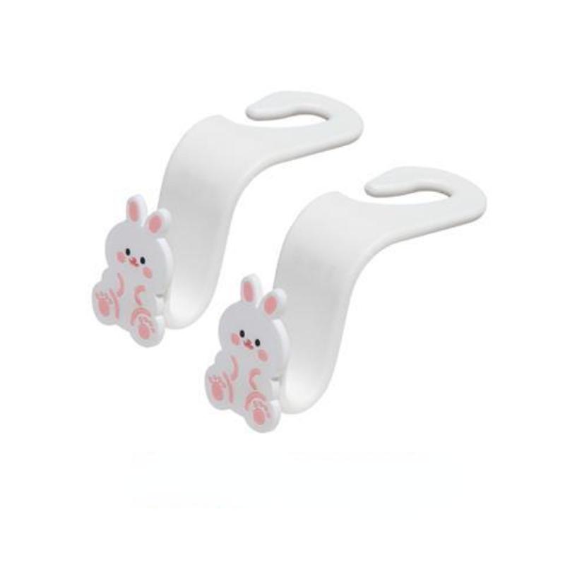 Автомобильный крючок, маленький крючок на спинку сиденья, милый мультяшный женский задний многофункциональный автомобильный крючок, практичный автомобильный крючок для интерьера 11.5cm×4cm