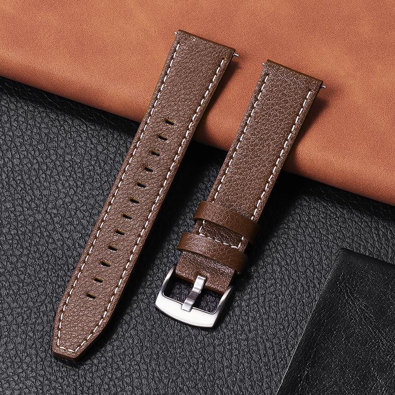 Vintage Leather Watch Straps 20mm Quick Release Watch Band for Seiko for Omega Wristabnd Bracelet Belt for Men Accessories
