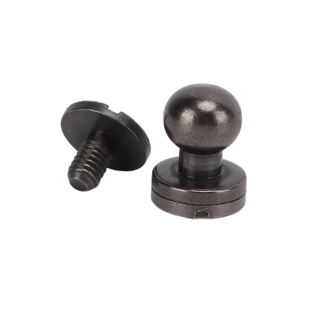 20set Brass Rivets Rust Resistance Round Head Screws Accessories for Handbags Shoes