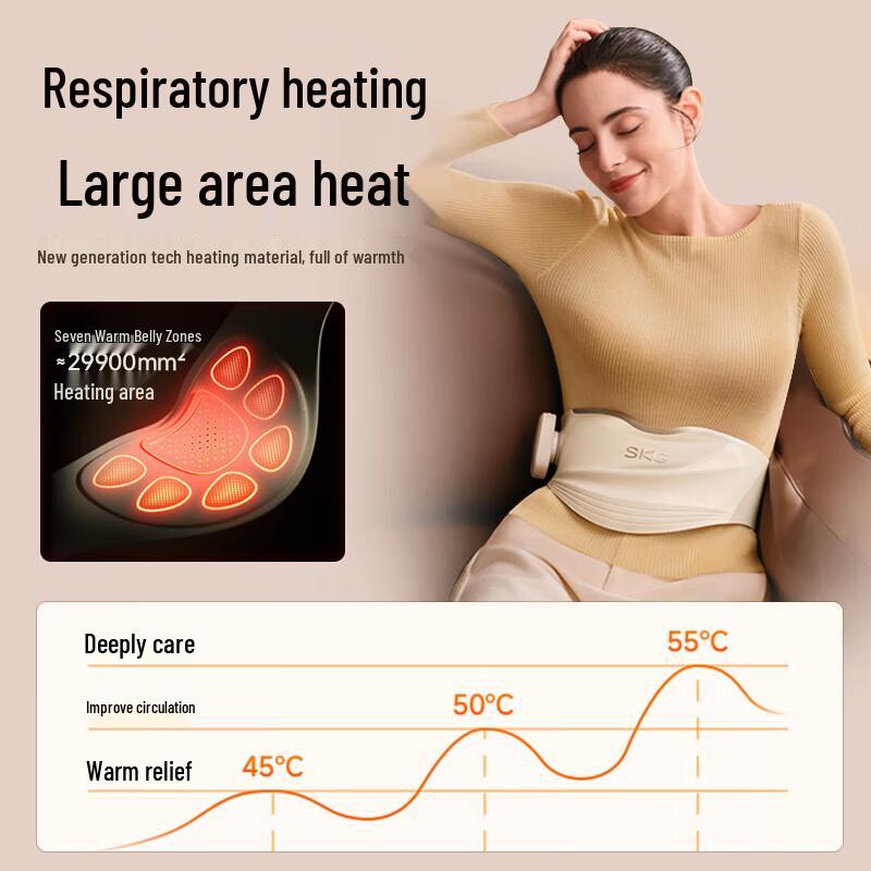 SKG K1 Ultra Menstrual Relief Waist Belt CN plug (adapter included)