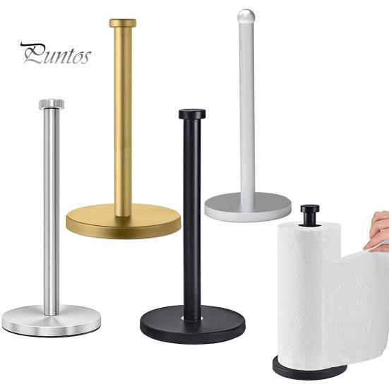 Countertop Paper Towel Holder with Weighted Anti-Slip Base Rust-Proof Corrosion Resistant Stainless Steel Paper Towel Holder