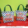 Christmas Candy Canvas Gift Bag for Kids - Kindergarten Party Apple Tote