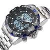 Stryve 8011 Brand Watches Men Quartz Led Male Sport Clock Stainless Steel Luxury Waterproof Digital Watch With Gift Box
