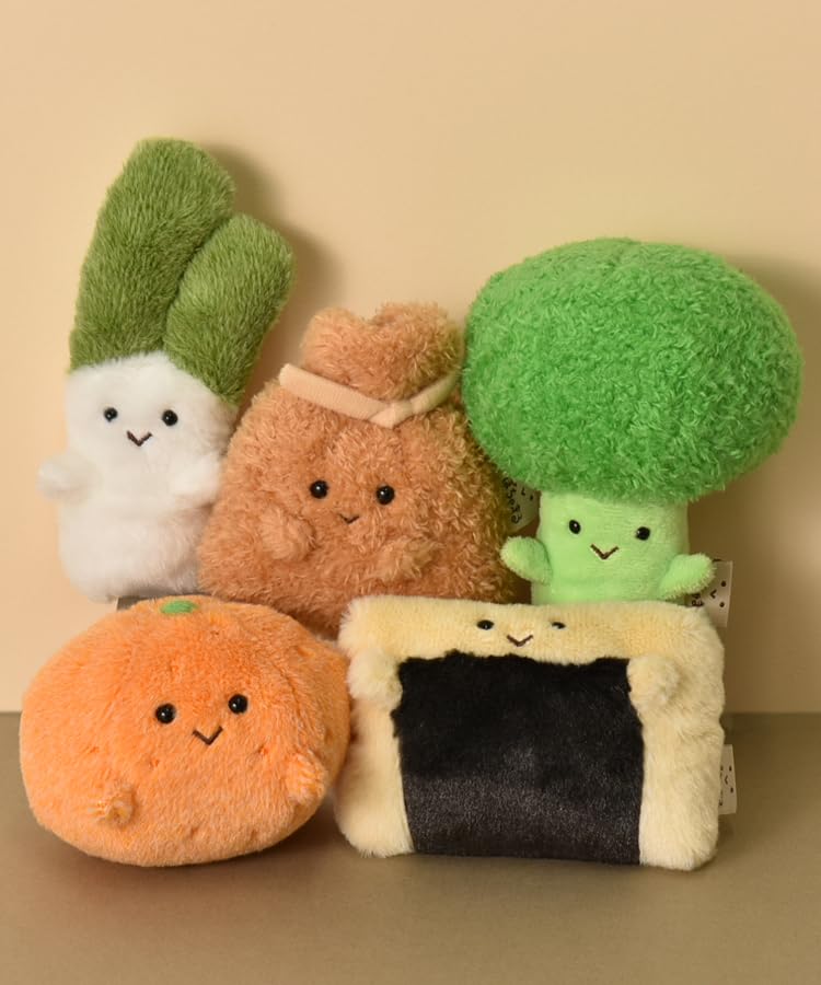 Naito Design Institute Pochamaru Winter Delicious Series Plush Toy S Long Green Onion