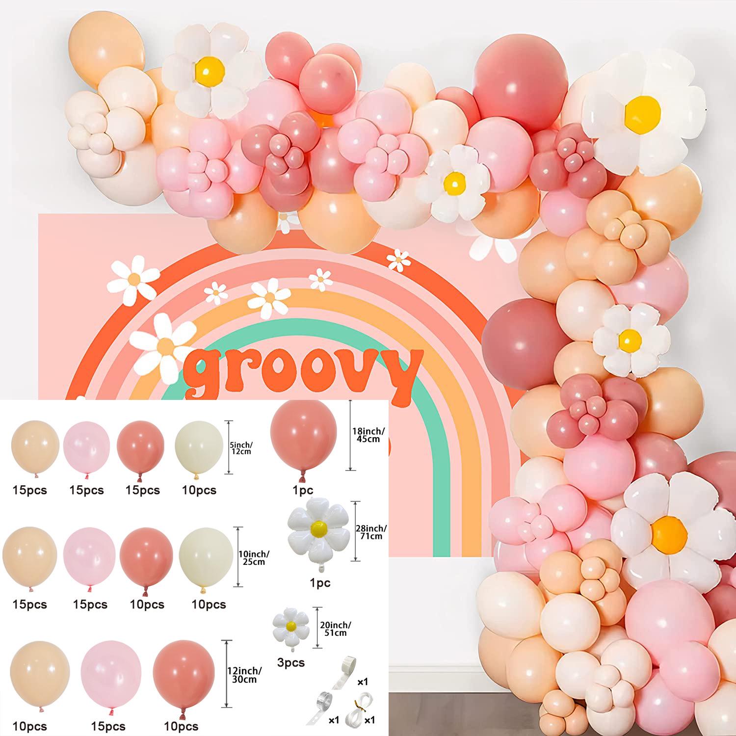 

Daisy-Themed Pink & White Balloon Set for Weddings & Birthdays