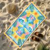 Tropisches Ananas Palm Beach Handtuch Gemustert Sonnenschutz Und Winddicht Geeignet Für Schwimmbad Camping Reisen
