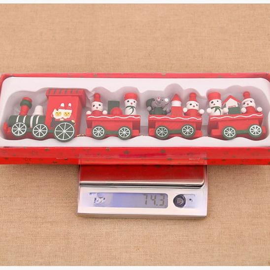 Weihnachtsdekorationen Weihnachtszug aus Holz Fensterdekorationen Ausstellung Weihnachtsgeschenke Geschenke