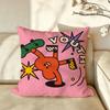 Art BBALI MMENG Cushion Cover Pillow Case Antidustmite Pillowcase Silky Short Plush Sofa Cushion Cover hot