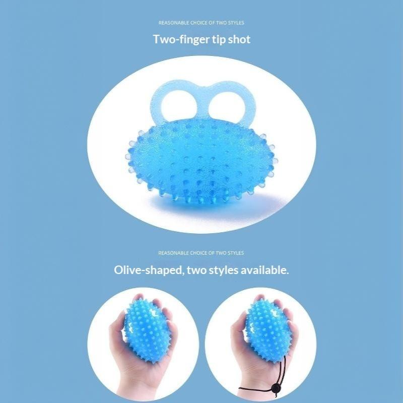 Tpr Hand Finger Grip Ball For Elderly Massage Rehabilitation Exercise Training Ergonomic Design Hand Therapy Ball