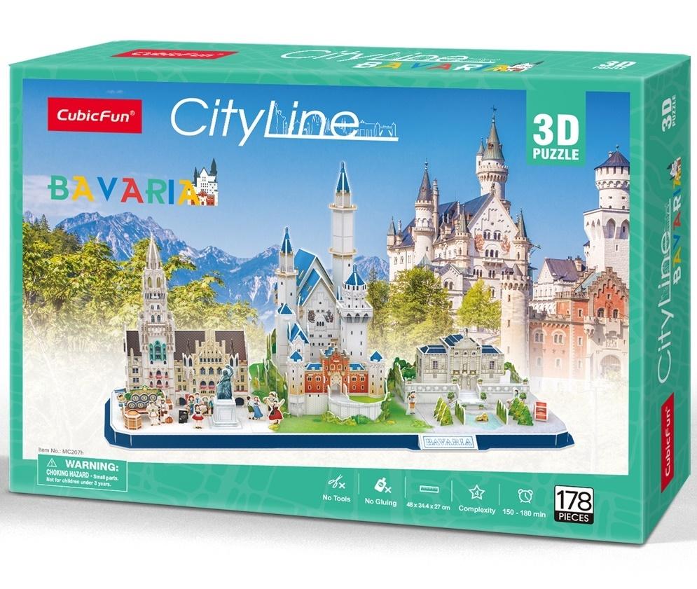 PUZZLE 3D CITY LINE BAVARIA 2675