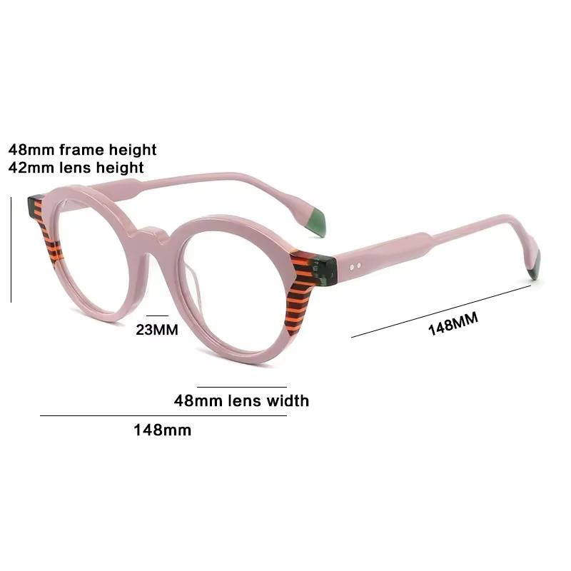 Designer Acetate Reading Glasses Men Anti Blue Light Myopia Prescription Glasses Women Luxury Brand Photochromic Eyewear