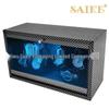 Carbon Fiber Pattern 6-Watch Automatic Winder Box for Home Use