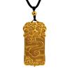 Gold-plated Kirin pendant, durable and non-fading, made of copper alloy, auspicious animal necklace for men and women, couple's style, imitation