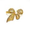 6pcs/lot High End Restaurant Bow Napkin Rings Metal Napkin Holder, Table Decoration and Accessories Wedding Napkin Ring