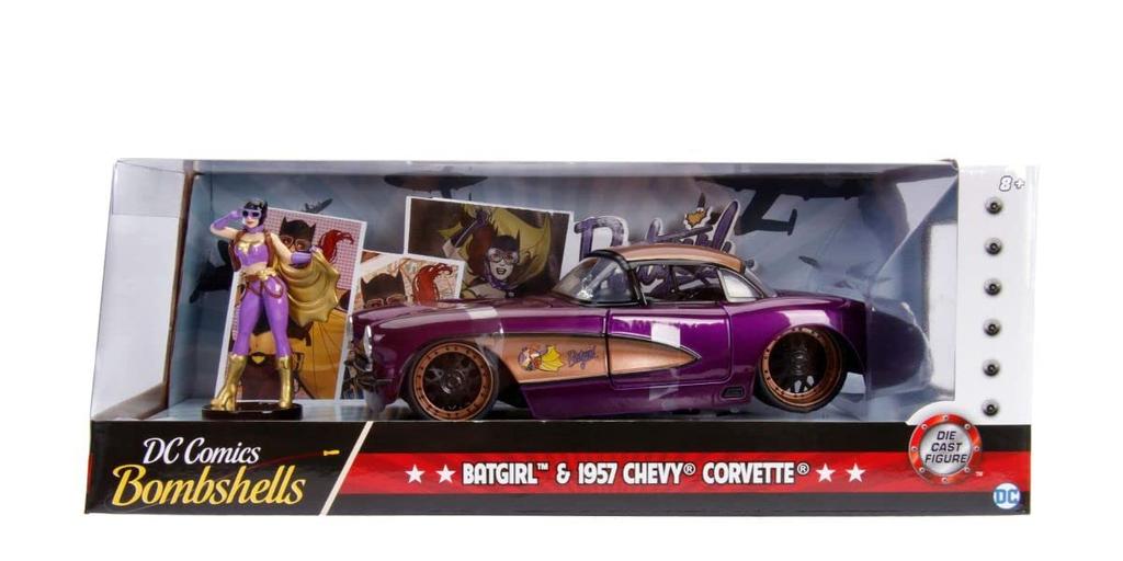 Jada 1957 Chevy Corvette Batgirl with Figure Completed Product JADA30457 1/24 (DC Comics)