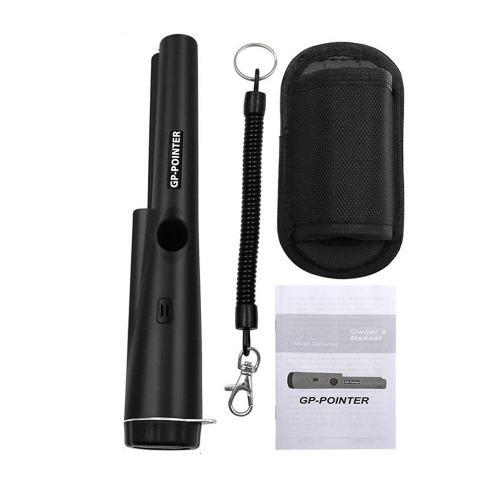 360° Scan Metal Detector With LED Lights Metal Pinpointing Rod  For Treasure Search