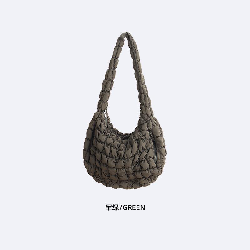 Cloud bag COS bag niche premium shoulder satchel pleated bag women's large-capacity work premium shoulder bag