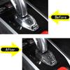 Real Carbon Fiber For Lotus EMIRA 2025-2025 Center Control Shift Base Panel Cover Sticker Car Interior Accessories
