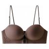 Front buckle type beautiful back without thin shoulder straps tube top underwear women gather small breasts to show big but not empty cup