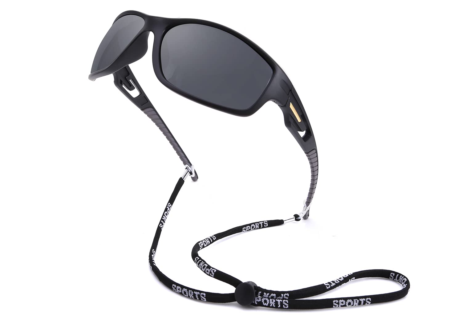 

Feisedy TR90 Sports UV for Ultra B2616 Men s Sunglasses, Polarized, Protection, Golf, Fishing, Running, Baseball, Cycling, Lightweight, Gift, чорний