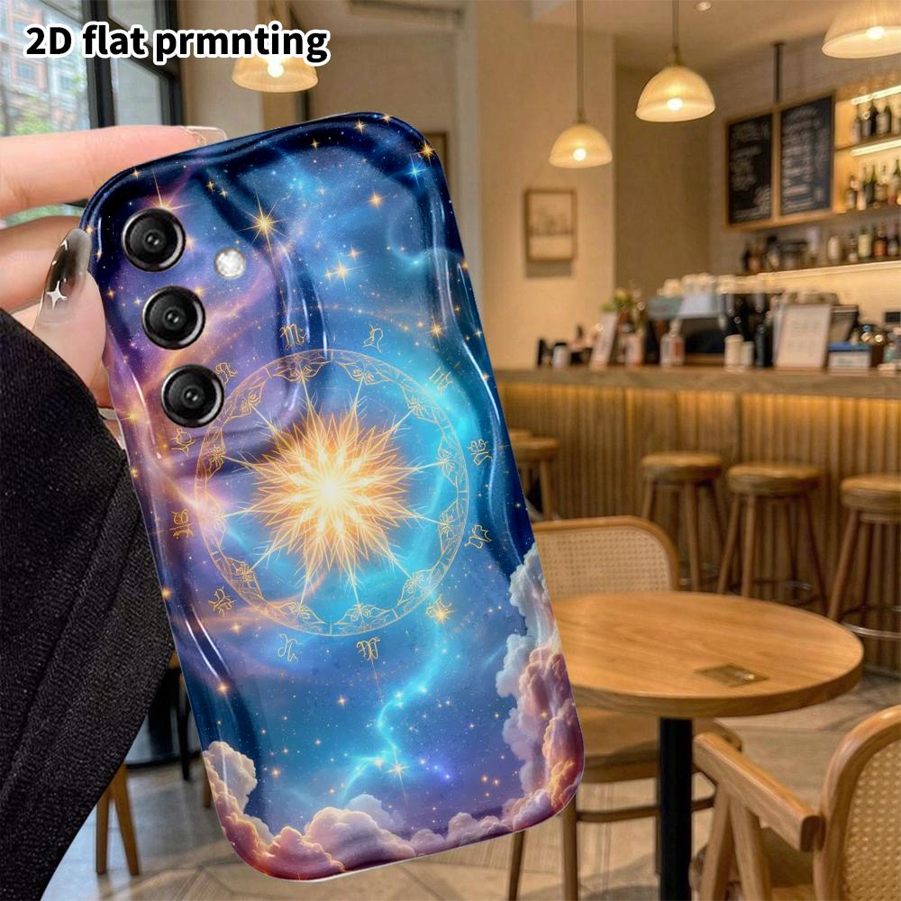 Phone Case: 2D Flat, Suitable for Samsung Galaxy A34 A35 M05 M06 S20 S22 S21 FE Plus 5G Protective Case, Magical Starry Sky, Perfect Holiday Gift for