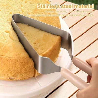 1 Packung Kuchenschneider, Edelstahl-Kuchenmesser und -Schneider mit Doppelgriff, Verstellbarer Kuchenschneider für Kuchen- und Tortenheber