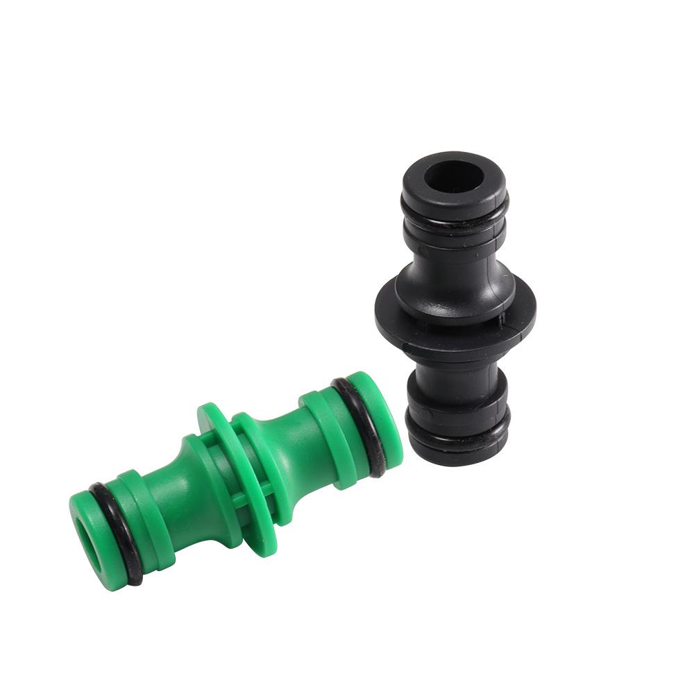 4-Point Quick-Connect Two-Way Plastic Water Pipe Connector
