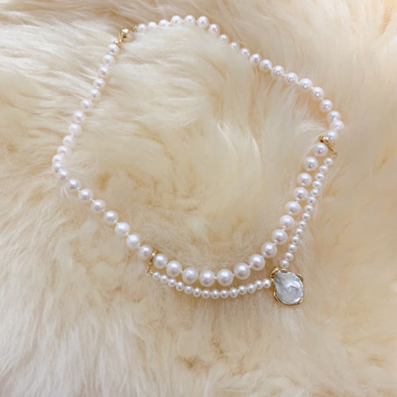 GOOBE LAHM PEARL NECKLACE