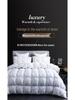 All-Cotton Cable Knit Goose Down Duvet - Thick, Warm Quilt for Autumn and Winter