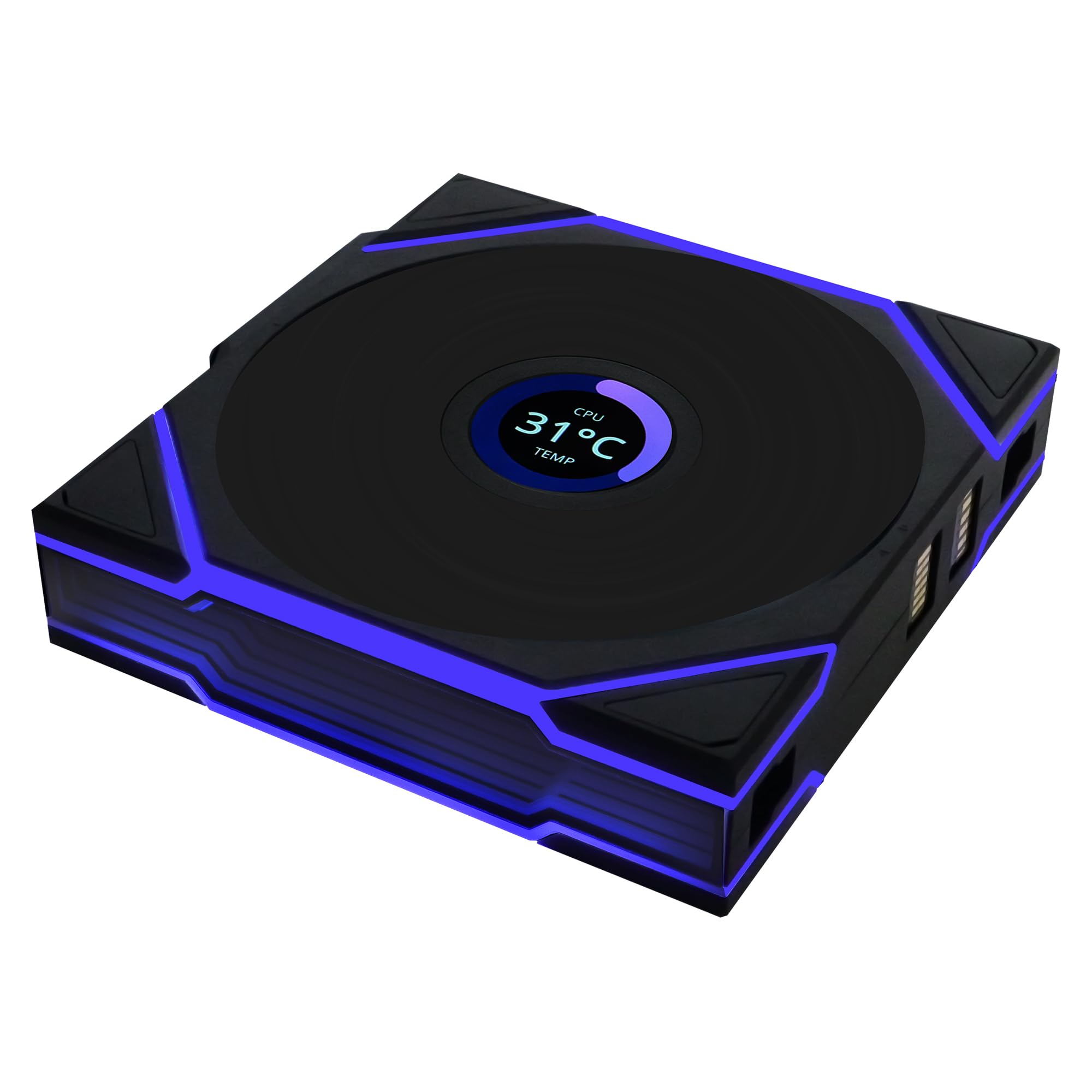 

LIANLI 120mm ARGB Case Fan Reverse Model UNI FAN RS TL LCD Wireless 120 BK Single Pack Equipped with inch LCD Display Wireless No Cable Management чорний