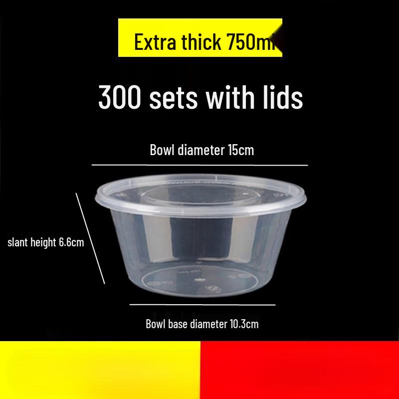 

Disposable Round Plastic Food Container
