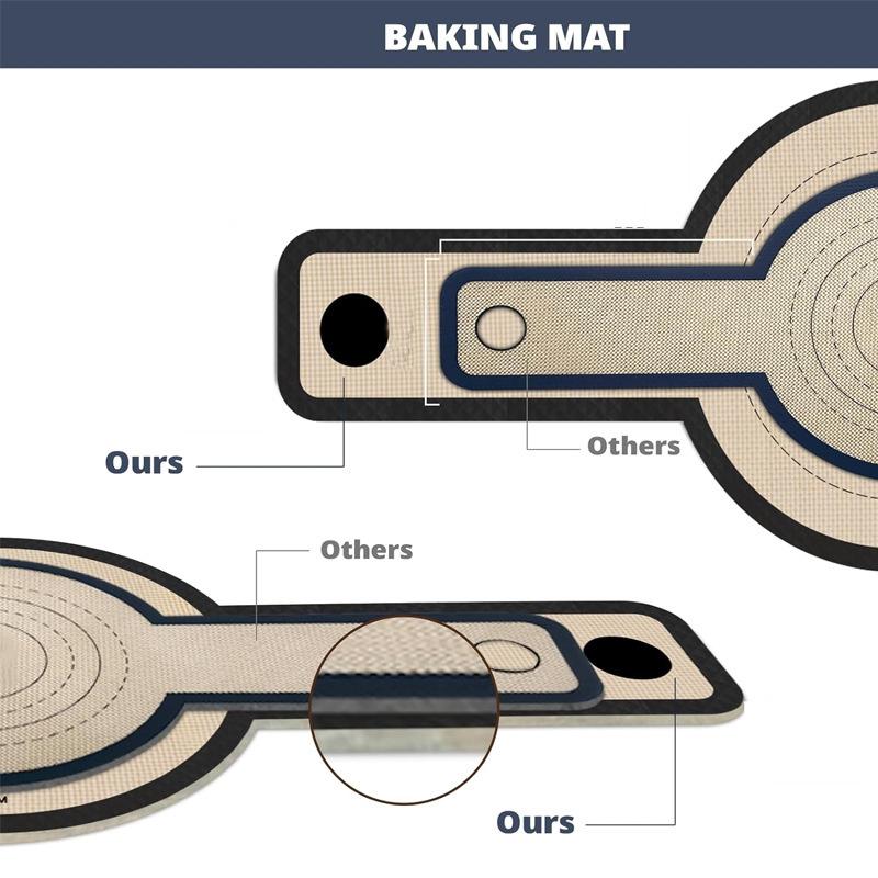 Silicone Bread Sling 1/2 Pcs Non-Stick & Easy Clean Reusable Silicone Bread Baking Mat With Long Handles