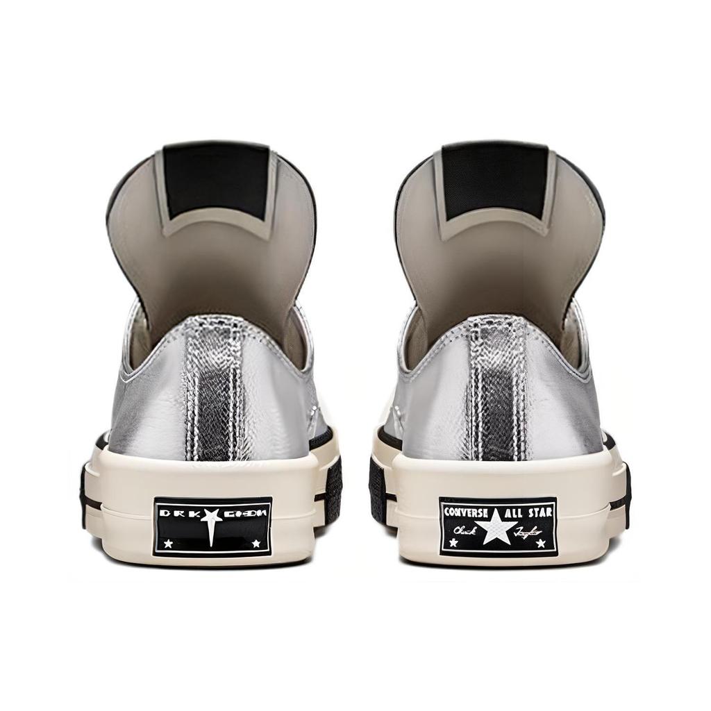 Chuck 70 Rick Owens x Chuck 70 Turbodrk Converse Low 'Silver Lacquer' A01292C