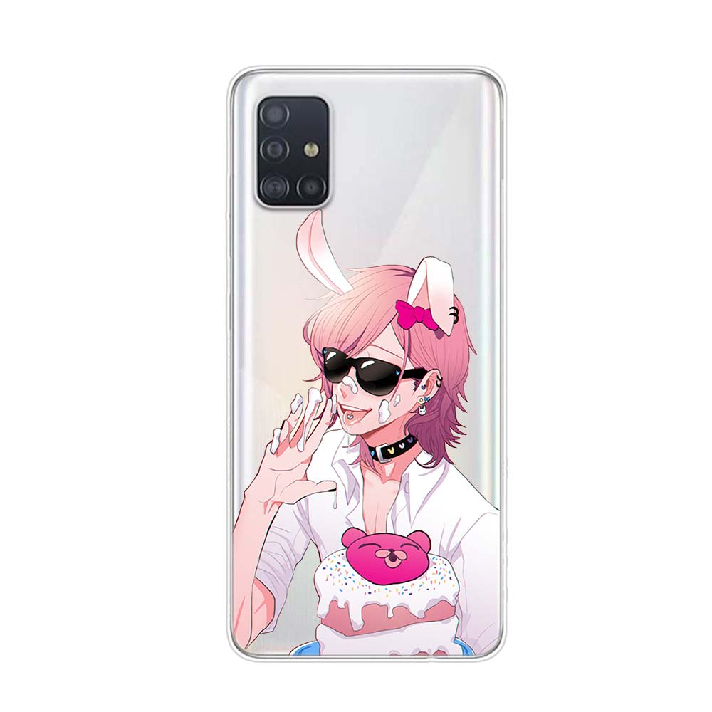 Anime Yarichin Club Pro Samsung Galaxy A01 A11 A12 A22 A21S A31 A41 A42 A51 A71 A32 A52 A72 A02S Silikonový kryt na telefon