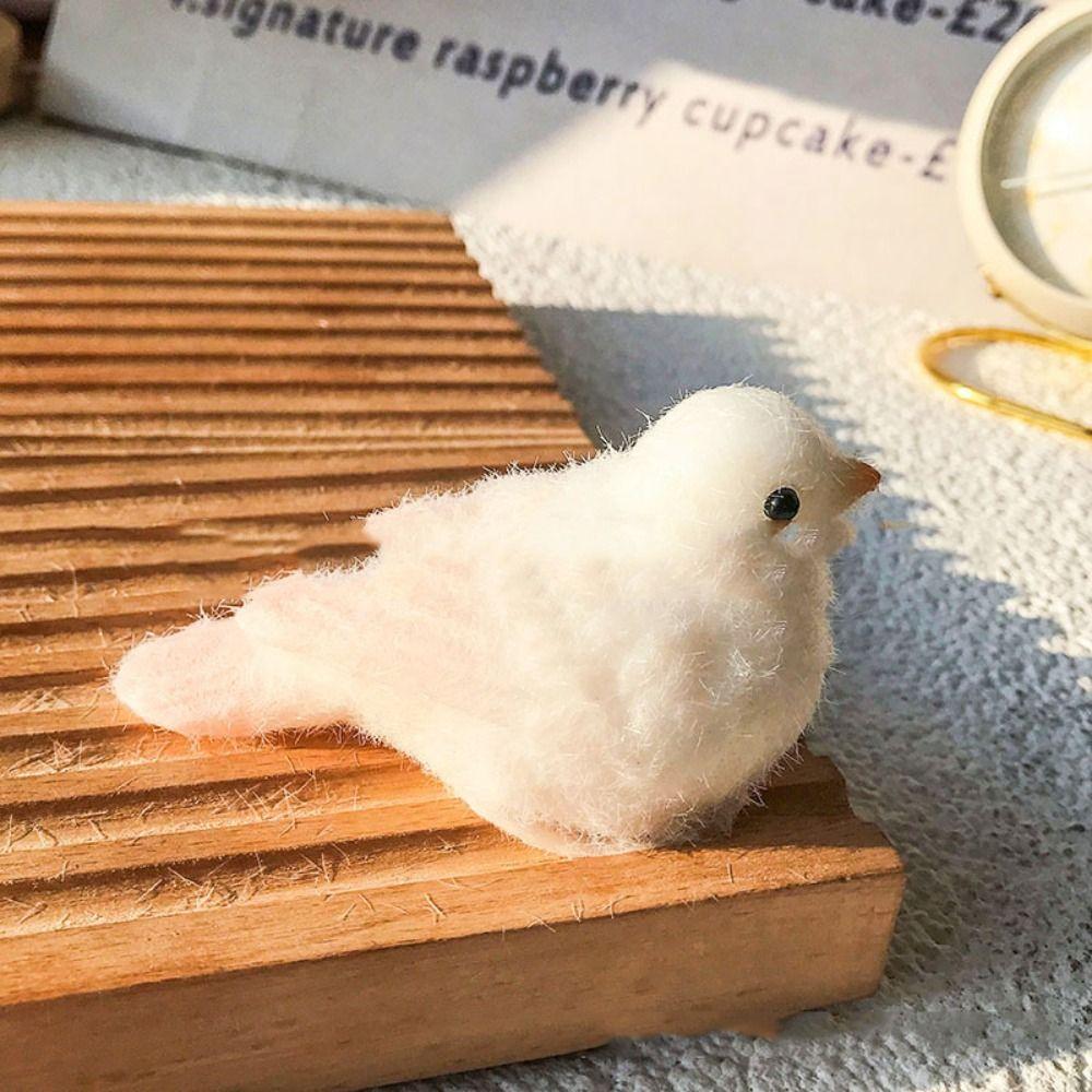 Cartoon Pearl Bird Squeeze Toys Silicone Parrot Fidget Toy  Mini Ornaments