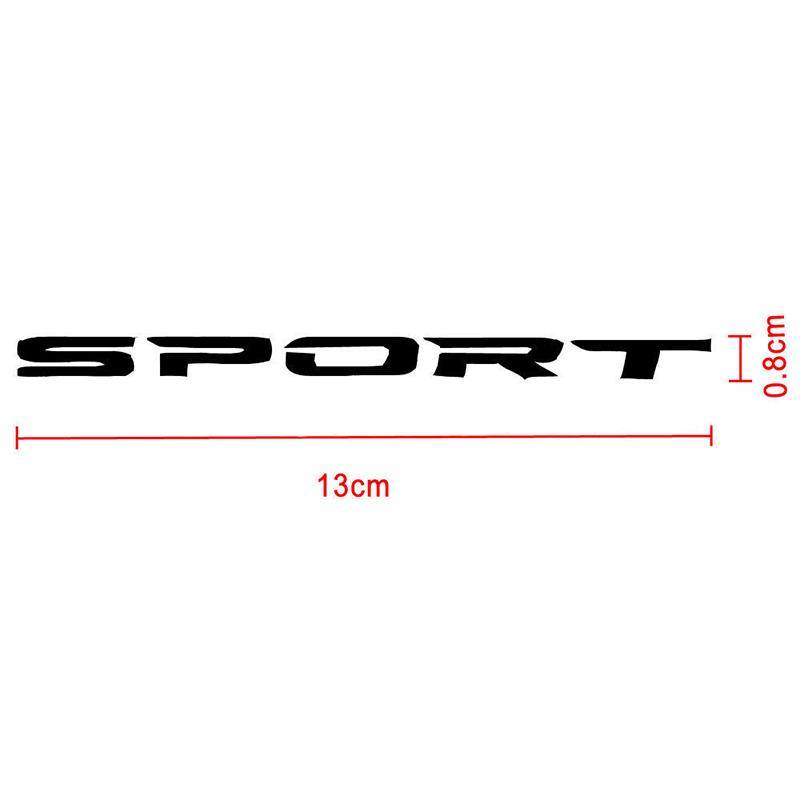 4Pcs/set Sports Car Stickers Font Auto Door Rims Wheel Hub Racing Decal Exterior Car Body Sticker Auto Decoration Accessories