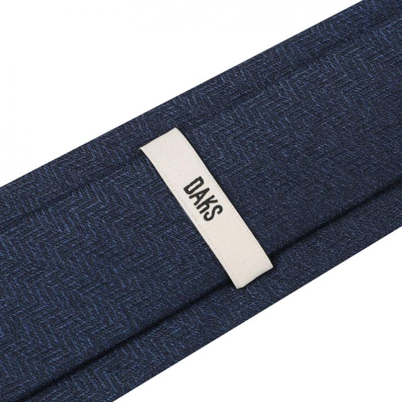 Daks 26ss Silk Blend Herringbone Solid Cubic Slim Tie Dmg1acf1215n1