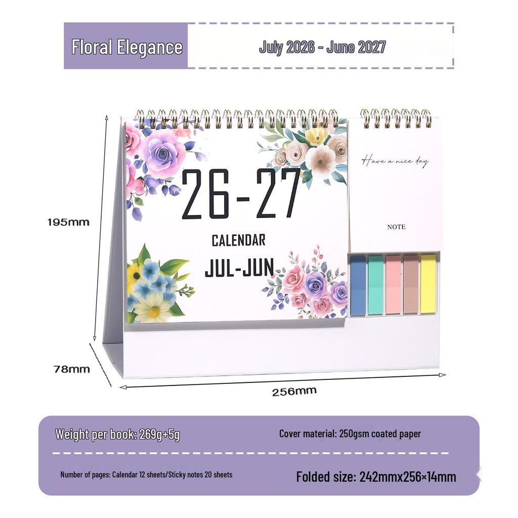 2027 Multifunctional Desk Calendar and Office Ornament