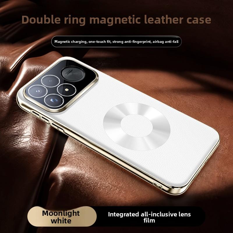 Luxury PU Leather Magnetic Phone Protection Case for Xiaomi Poco F9 Ultra F9 Pro F8 Ultra F8 Pro for Magsafe Wireless Charging Protective Cover