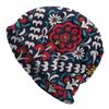 Custom Bohemia Ethnic Unisexdala Flower Pattern Skullies Beanies Caps Unisex Winter Warm Knitted Hat Women Unisex Adult Bonnet Hats