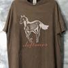 Vintage Deftones band unisex donker choco t-shirt QT5437