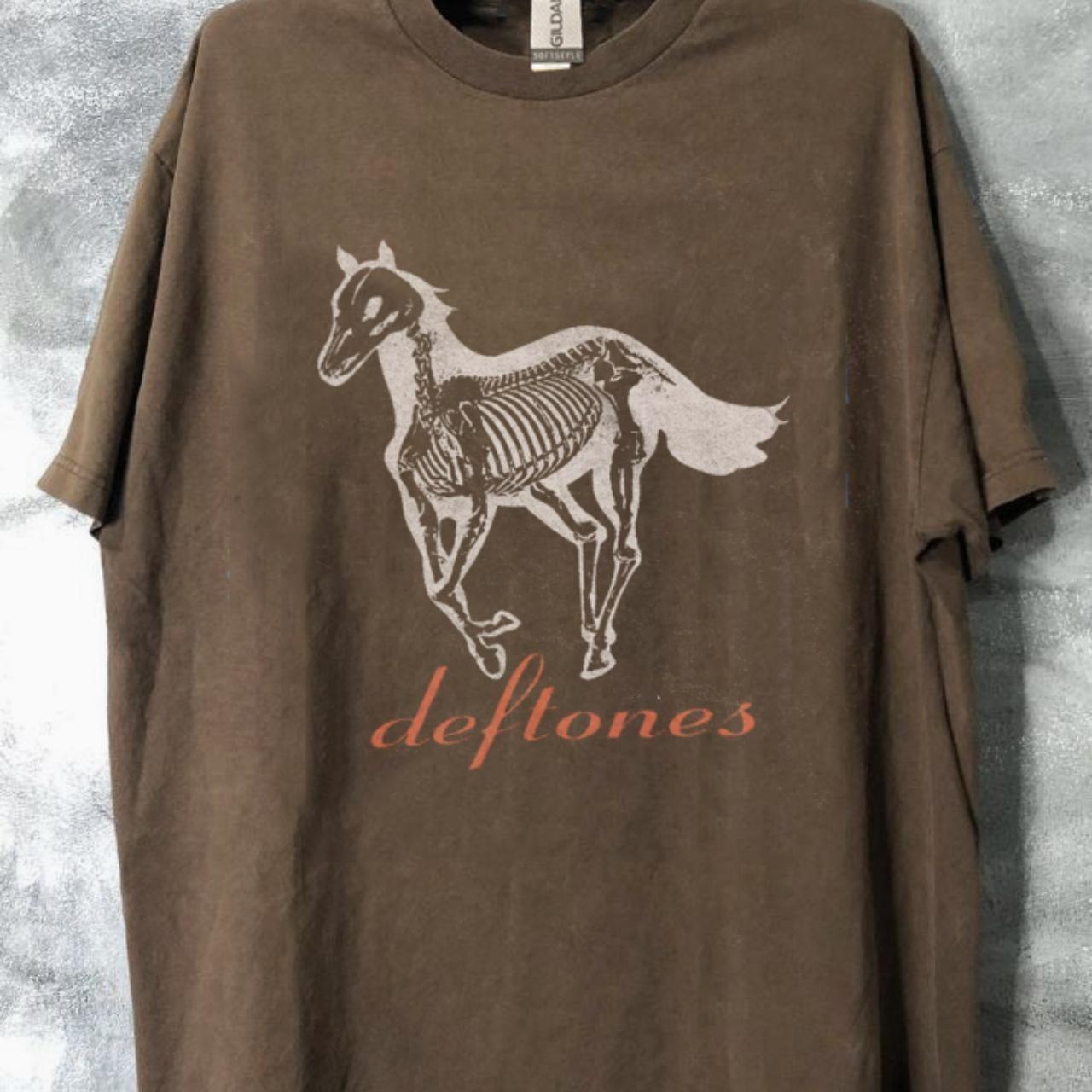 Vintage Deftones band unisex dark choco t-shirt QT5437 Unisex T-Shirt S