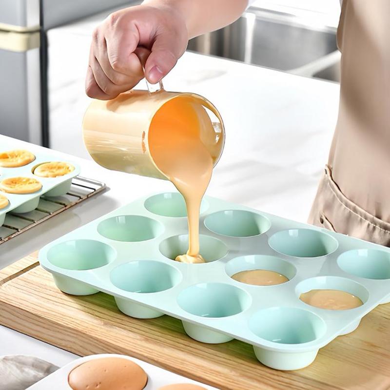 12/24 Holes Silicone Baking Mold For Baking 3D Bakeware Chocolate Round Sphere Mold Cupcake Pan Cake Diy Muffin Kitchen Tools
