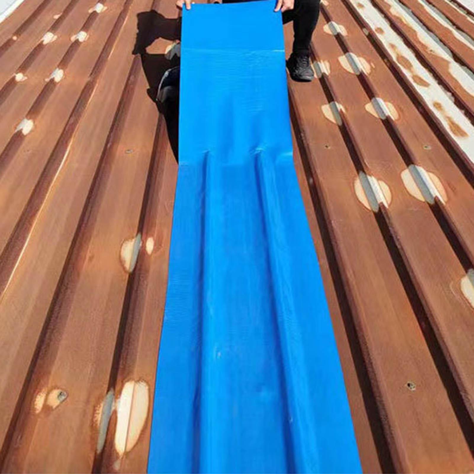 

Waterproof Roof Repair Tape Self Adhesive Leakproof Sealant Metal Tin Sheet 10mx20cm Roll Home Building Waterproofing Materials Blue