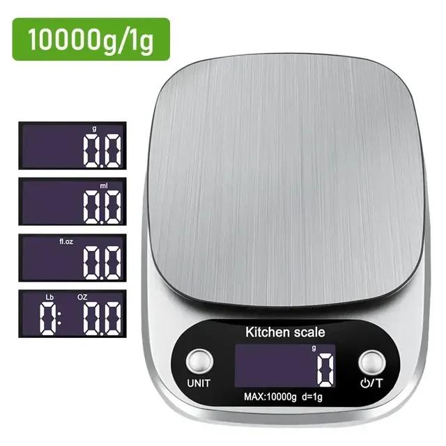 New Reliable, High-Precision Stainless Steel Baking Scale with LCD Display for Accurate and Consistent Measurements - Ensures Pe