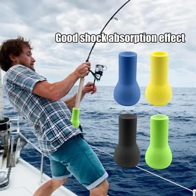1PC Rod Butt Cushion Butt for Heavy Fishing High-quality Rod Buttocks Cushions Cap Holder Boat Rock Cover for Large Fishing Rods