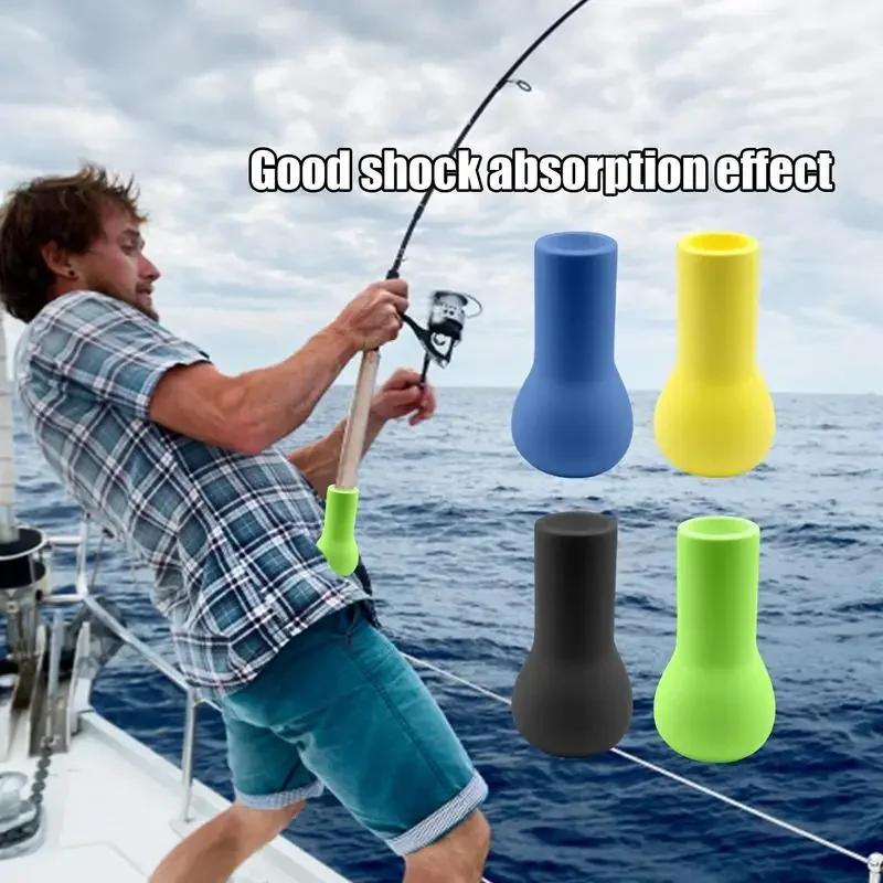 1PC Rod Butt Cushion Butt for Heavy Fishing High-quality Rod Buttocks Cushions Cap Holder Boat Rock Cover for Large Fishing Rods