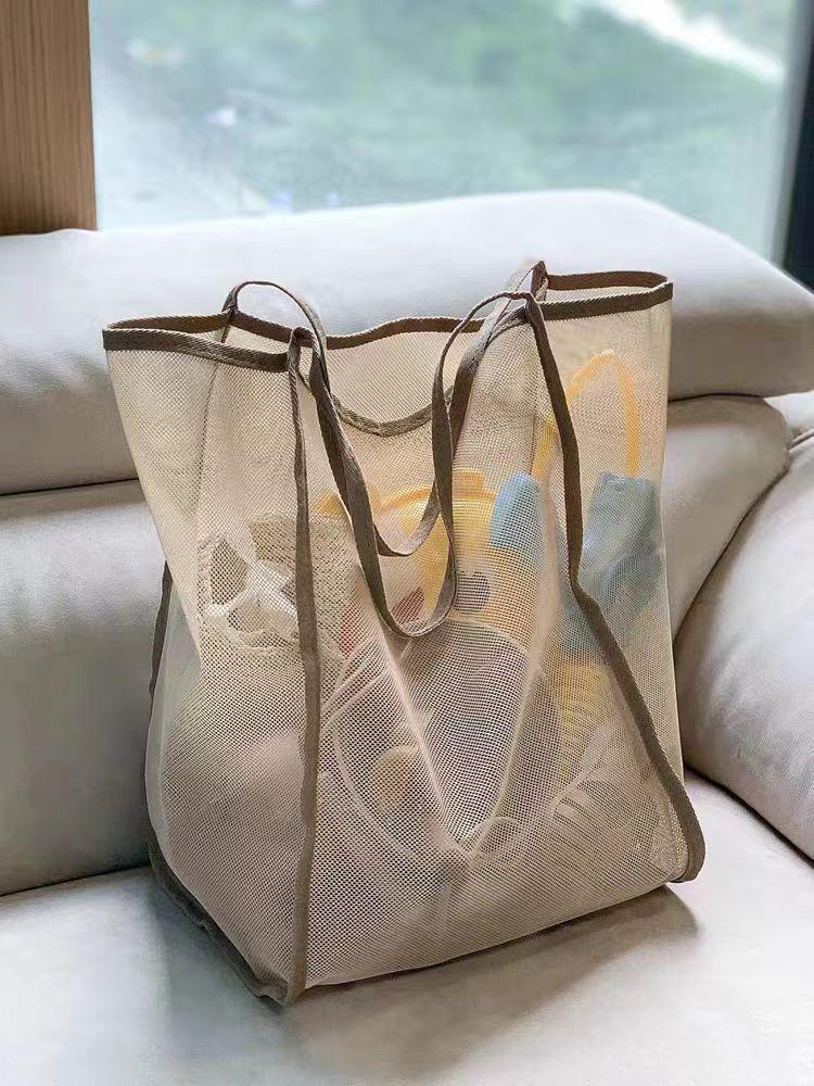 

Летняя универсальная сумка через плечо - Многофункциональная пляжная сумка-тоут и органайзер для детских игрушек хаки